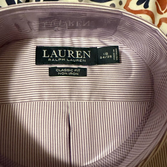 NWT Ralph Lauren Men's Striped Dress Shirt - Picture 2 of 3